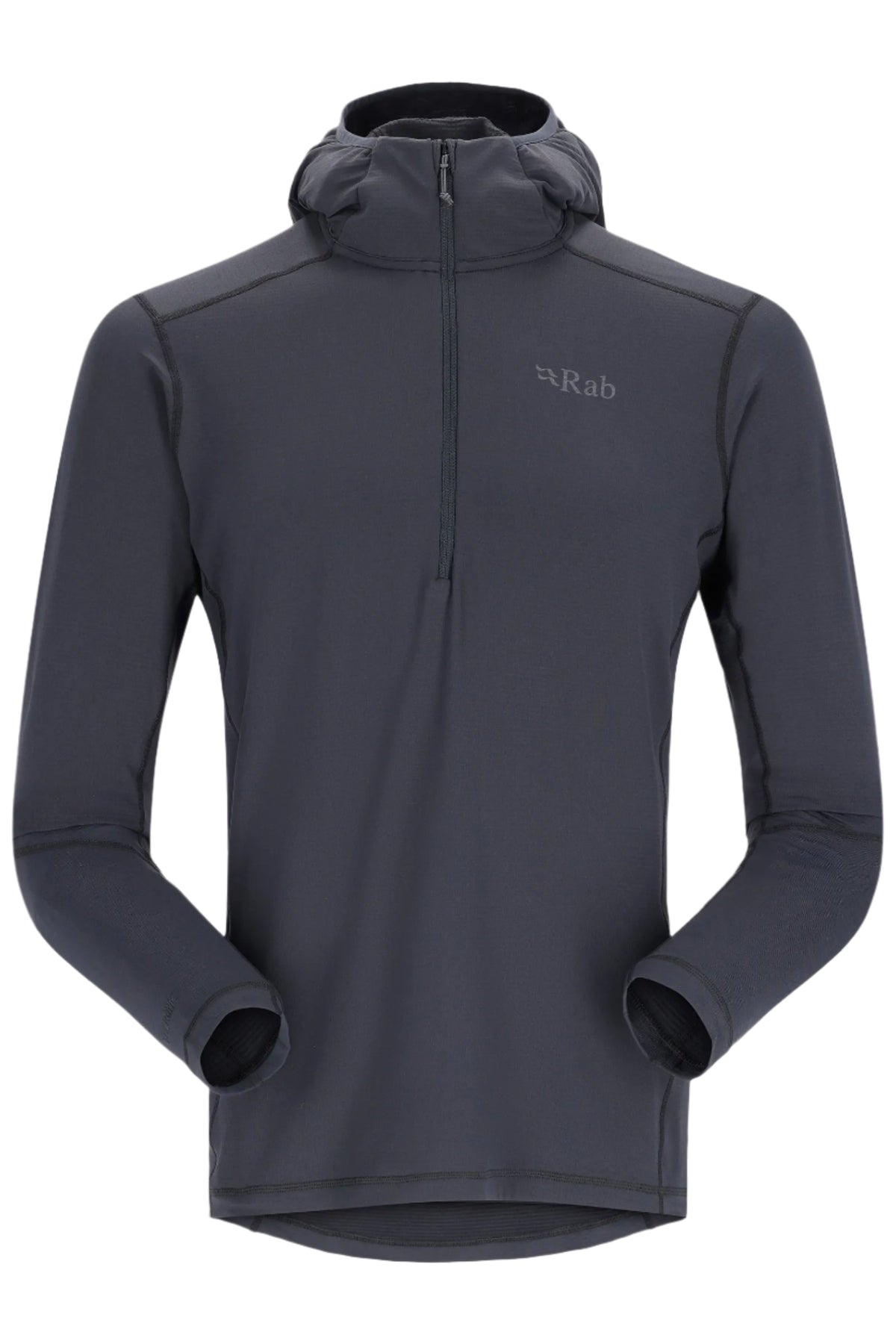 Rab Men's Conduit Hoody in Beluga - Flat