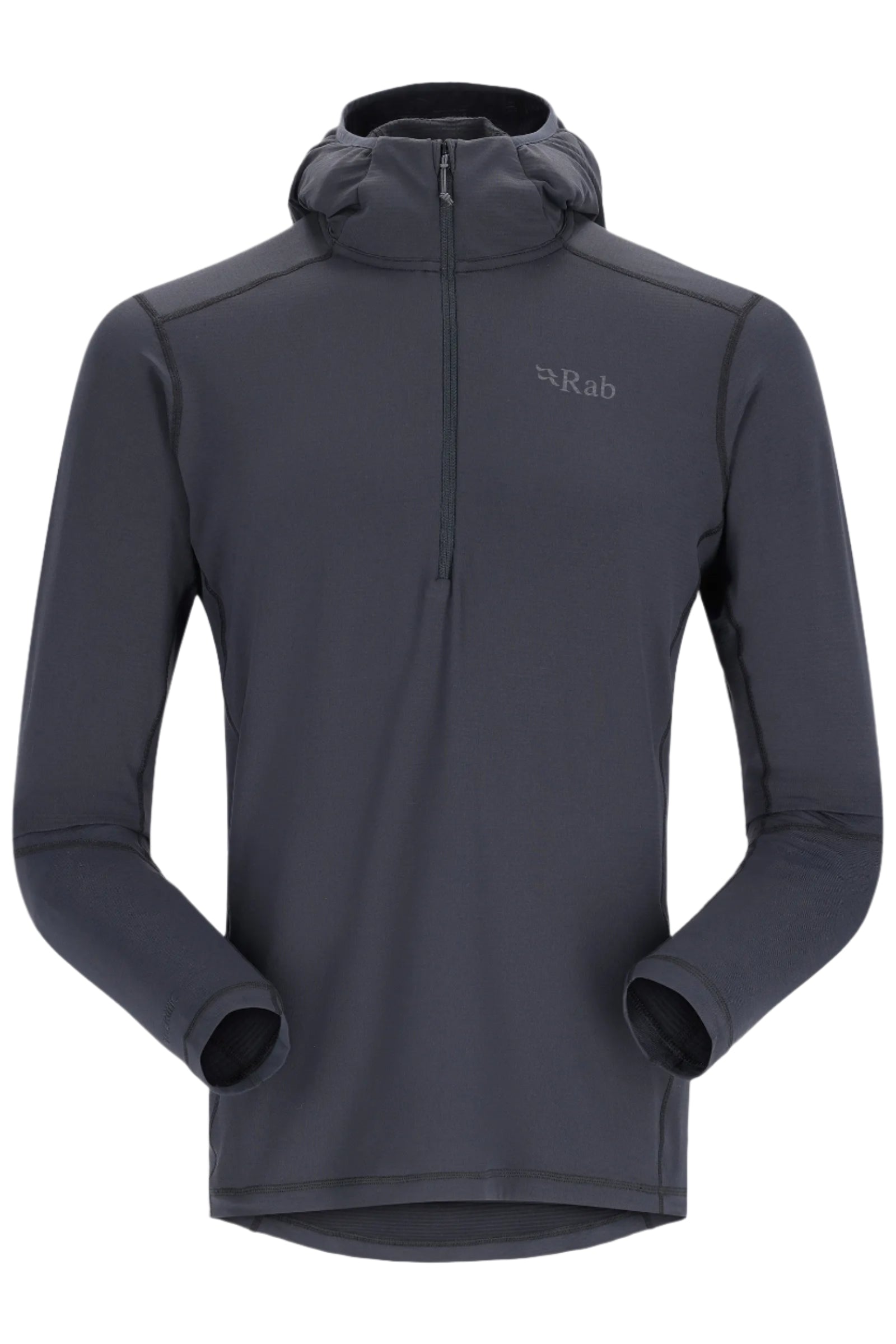 Rab Men's Conduit Hoody in Beluga - Flat