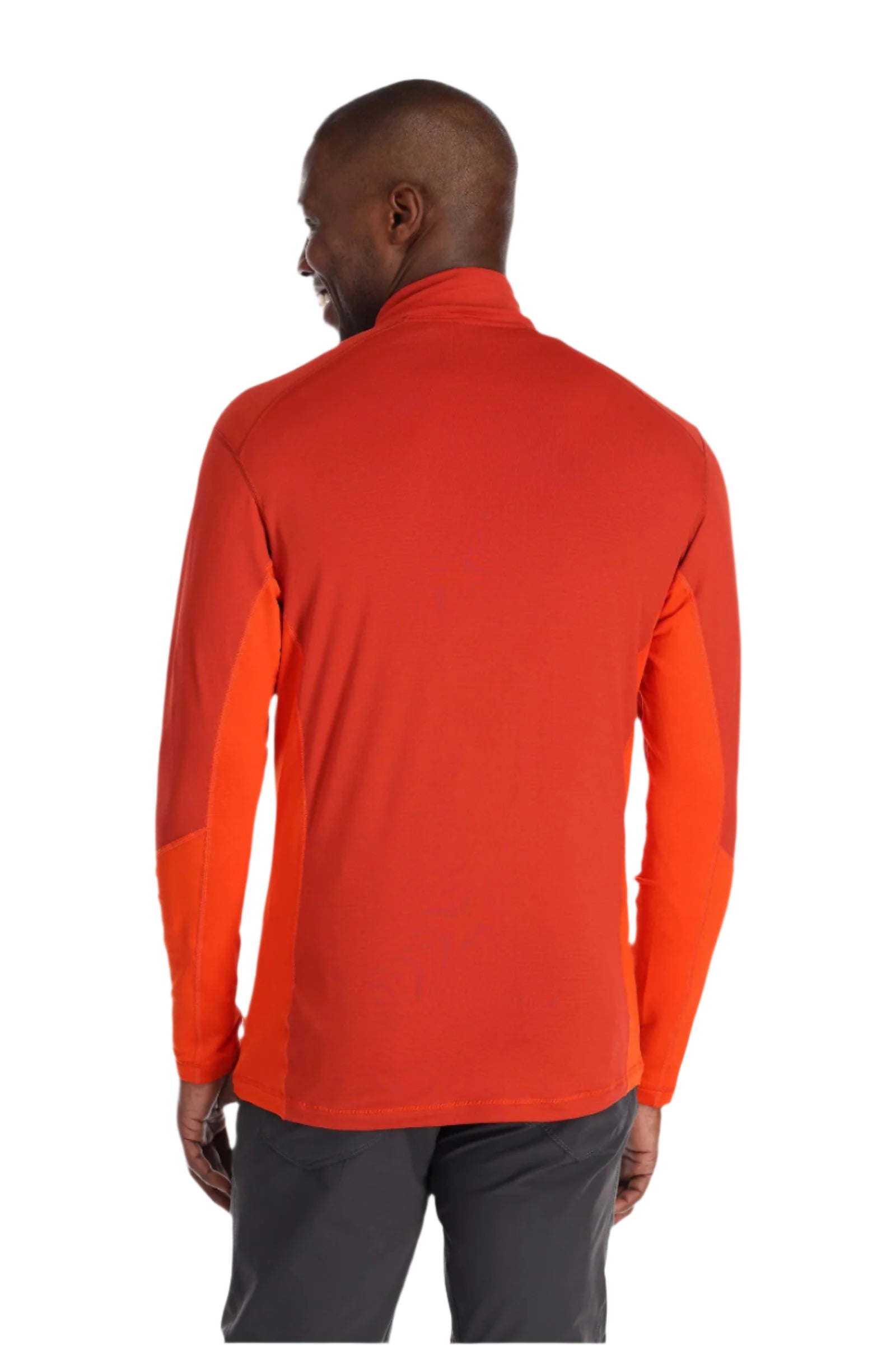 Rab Men's Conduit Pull-On in Red Clay (styling reference) - Worn Back