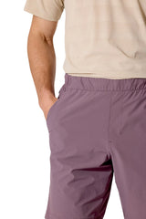 Rab Men's Momentum Shorts in Dark Iris (Reference) - worn, back pocket detail