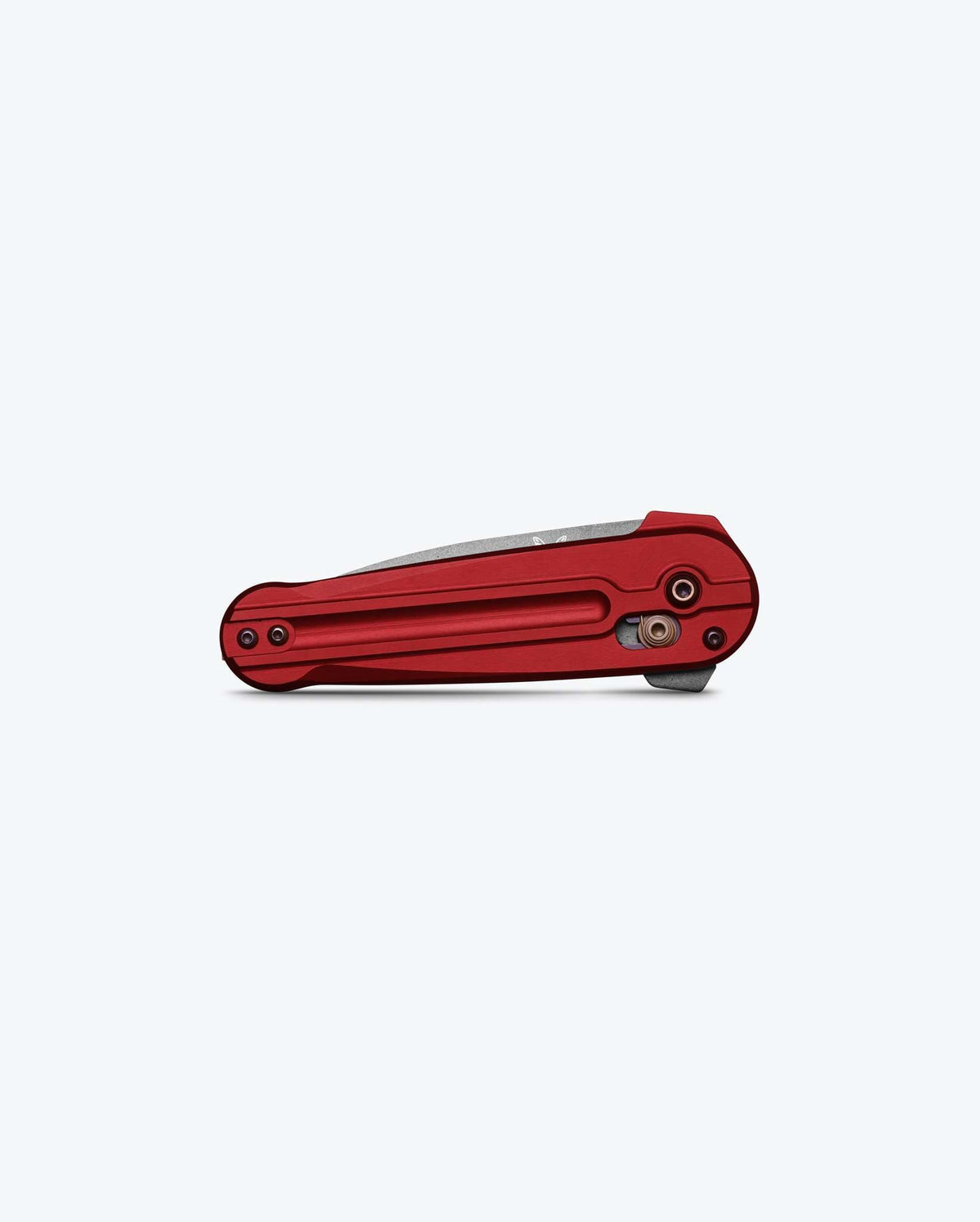 Lowden™ Phoenix Red Aluminum - Front View Closed | Benchmade Knife Co.