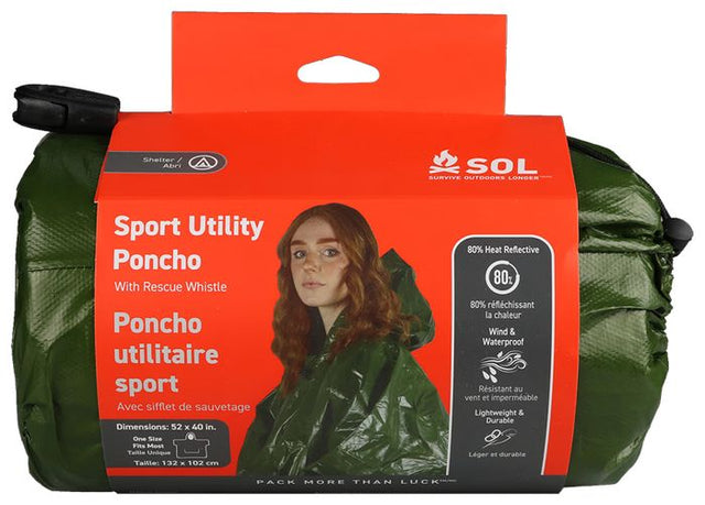 SOL Sport Utility Poncho - Green - image 1