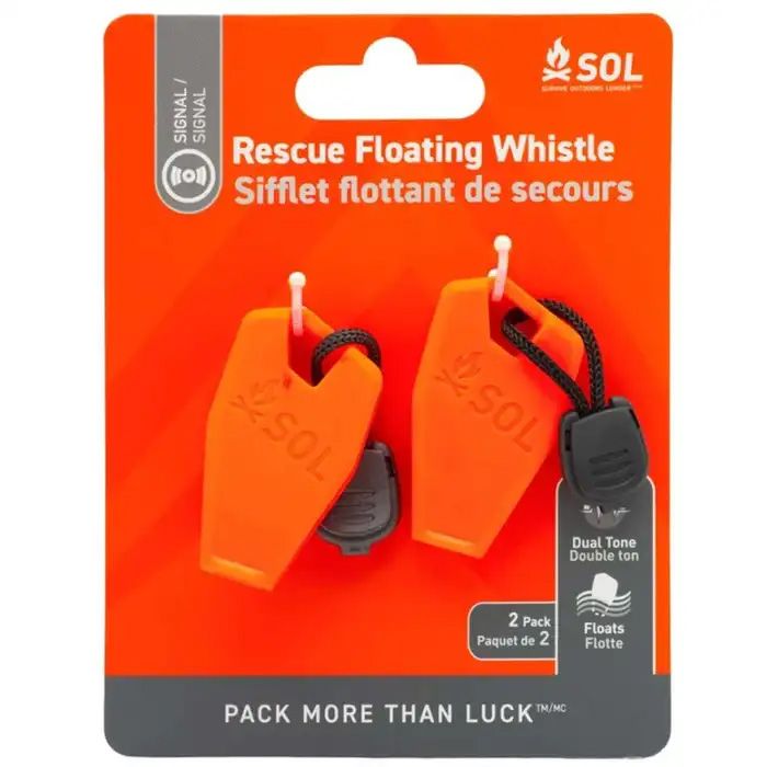 SOL Rescue Floating Whistle 2 Pack - image 2