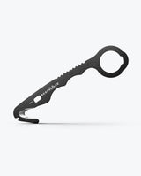 Black Steel 8 Hook O2 Wrench Angled View - Emergency Cutter | Benchmade Knife Co.