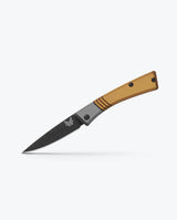 Successor™ Burnt Brass Aluminum - Angled Tip Down Side View | Benchmade Knife Co.
