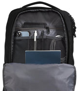 The North Face Lichen Daypack 28L - main compartment with padded laptop sleeve accommodating laptops up to 40.6 cm
