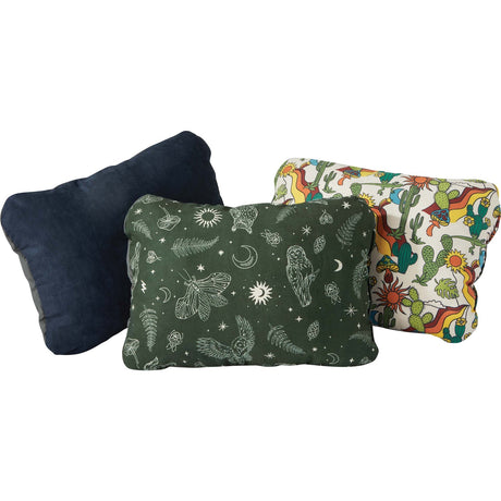 Therm-a-Rest Compressible Pillow Cinch in Woodland, Desert and Outer Space colour range
