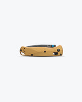 Bugout® Burnt Brass Aluminum - Closed Profile View | Benchmade Knife Co.