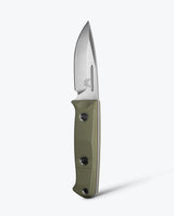 Benchmade Mini Bushcrafter 165-1 OD Green, upright view