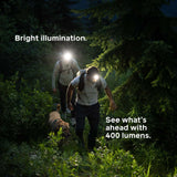 BioLite Range 400 Rechargeable Headlamp in Mist Green