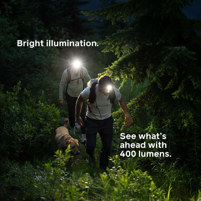 BioLite Range 400 Rechargeable Headlamp in Mist Green