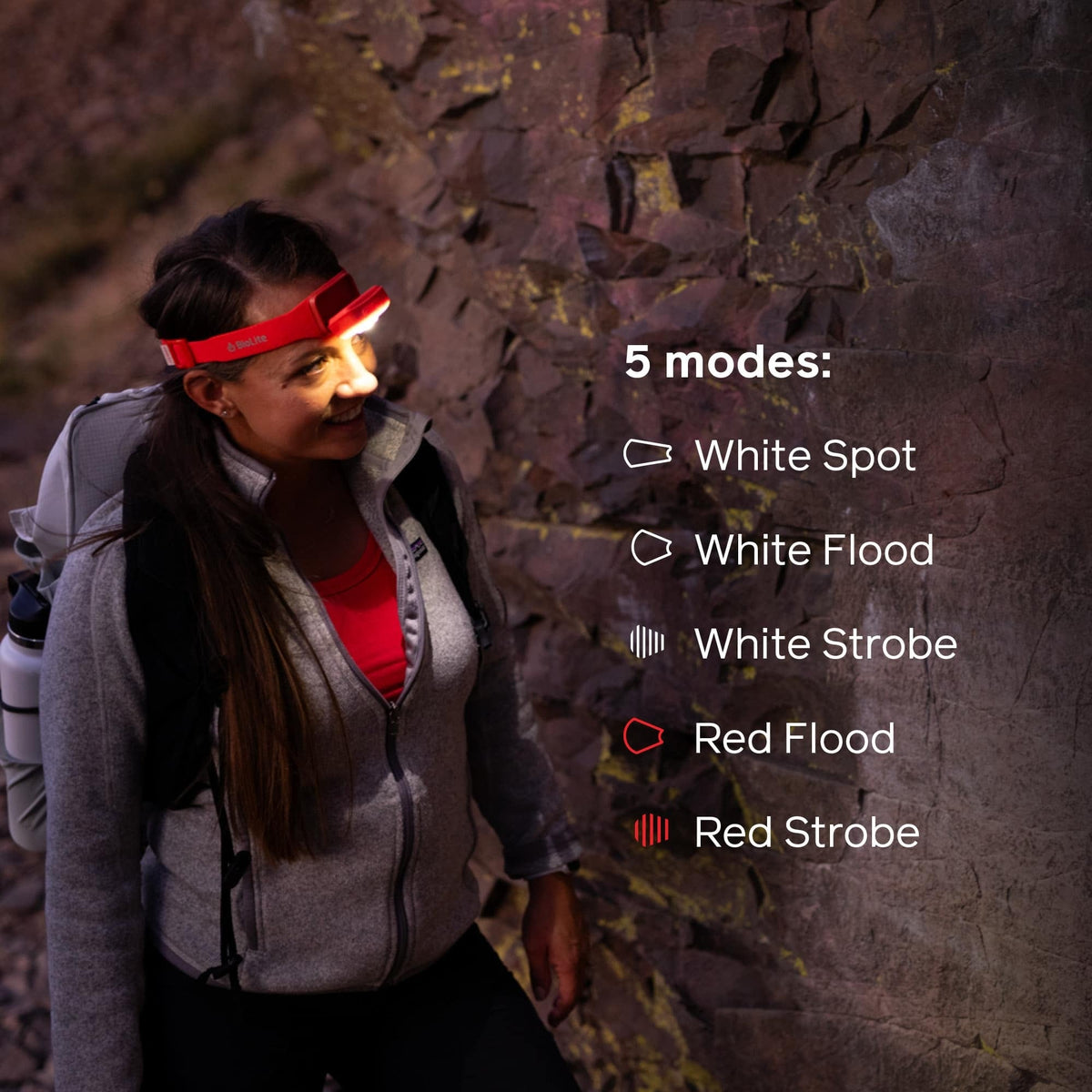 BioLite Range 500 Rechargeable Headlamp official product image 4