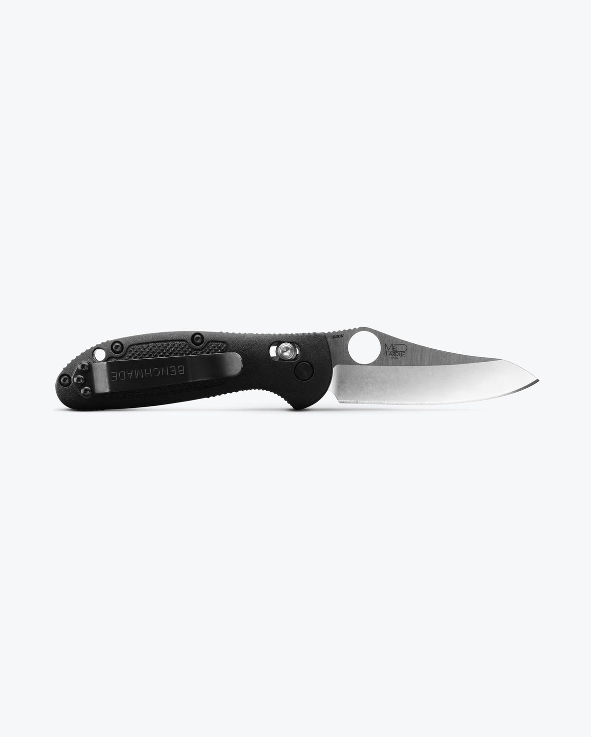 Benchmade Mini Griptilian 555-S30V, open rear view