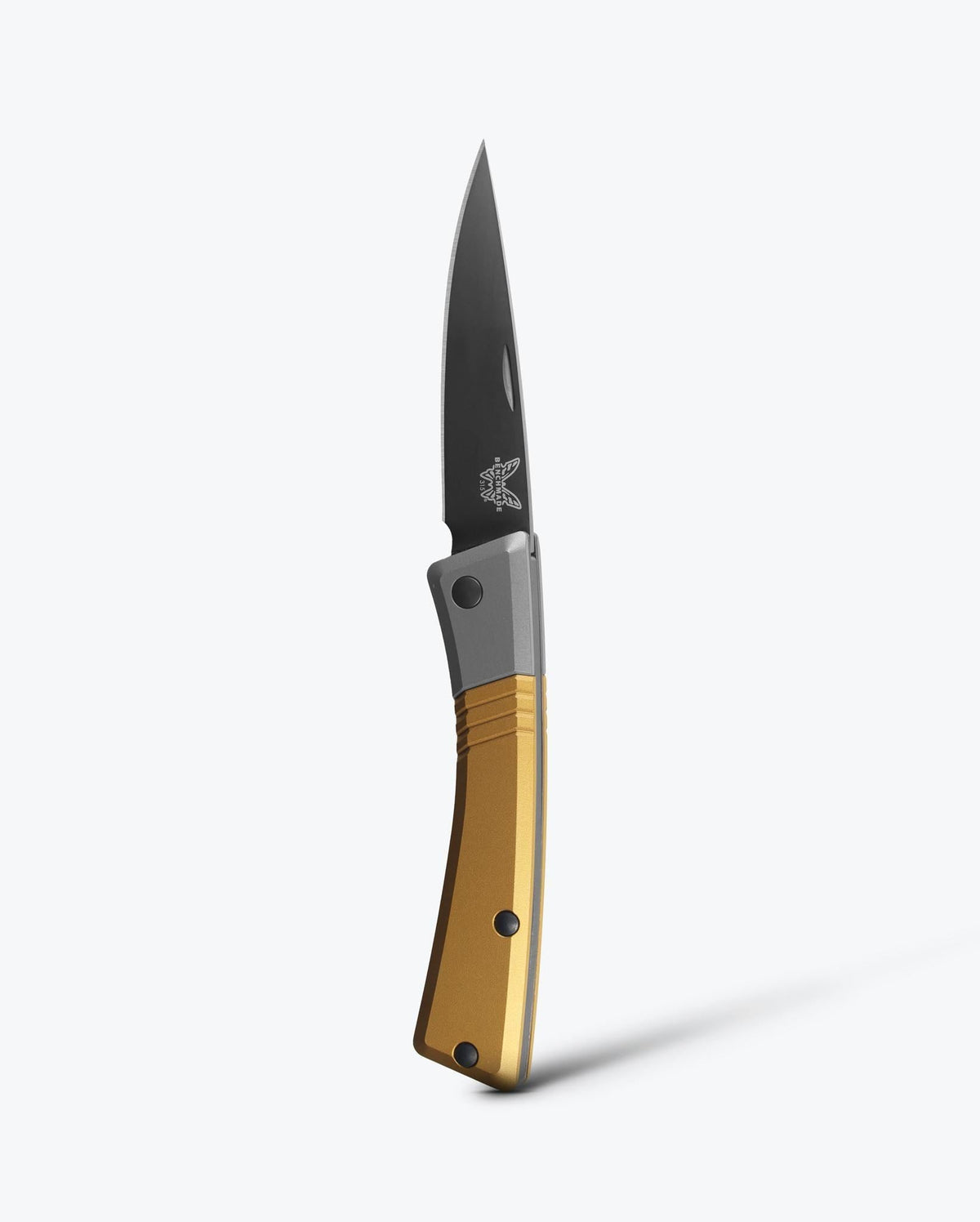 Successor™ Burnt Brass Aluminum - Vertical Tip Up View | Benchmade Knife Co.
