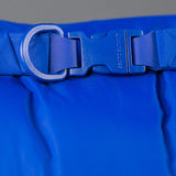 Sea to Summit Lightweight Dry Bag View Outdoor Action Surf Blue- D-ring attachment point at buckle