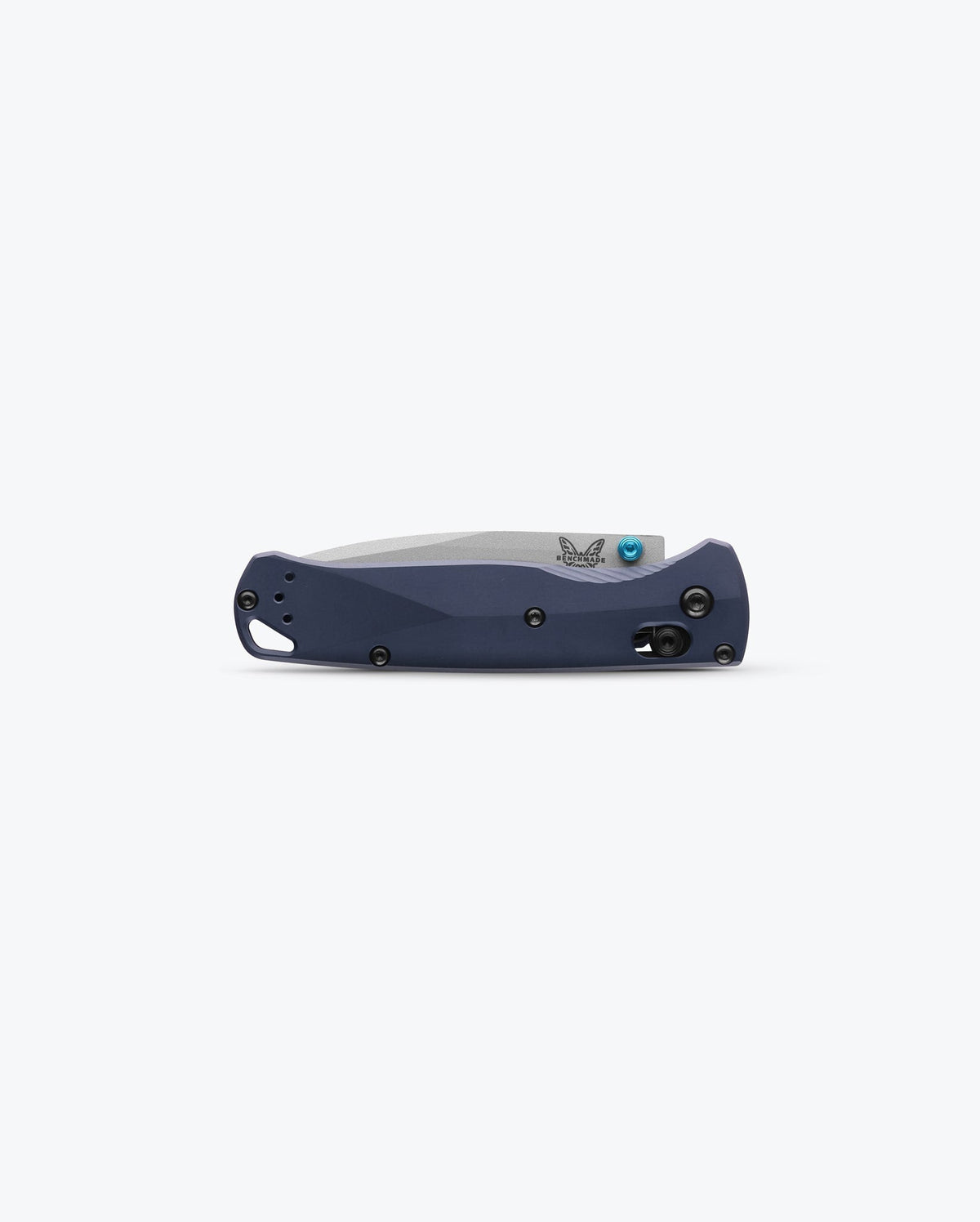 Bugout® Crater Blue Drop-point Closed - Front Profile | Benchmade Knife Co.