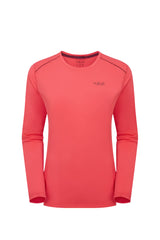 Rab Women's Force LS Tee Outdoor Action