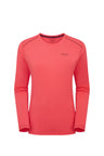 Rab Women's Force LS Tee Outdoor Action