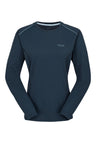 Rab Women's Force LS Tee Outdoor Action