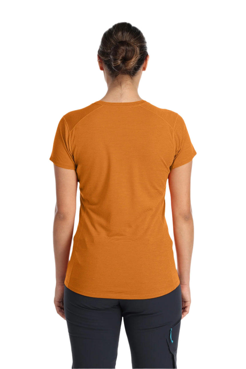 Rab Women's Syncrino Base Tee Outdoor Action