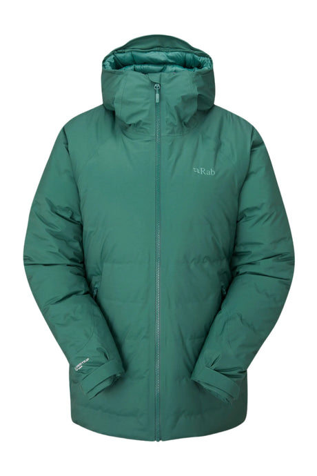 Rab Women's Valiance Waterproof Down Jacket Outdoor Action