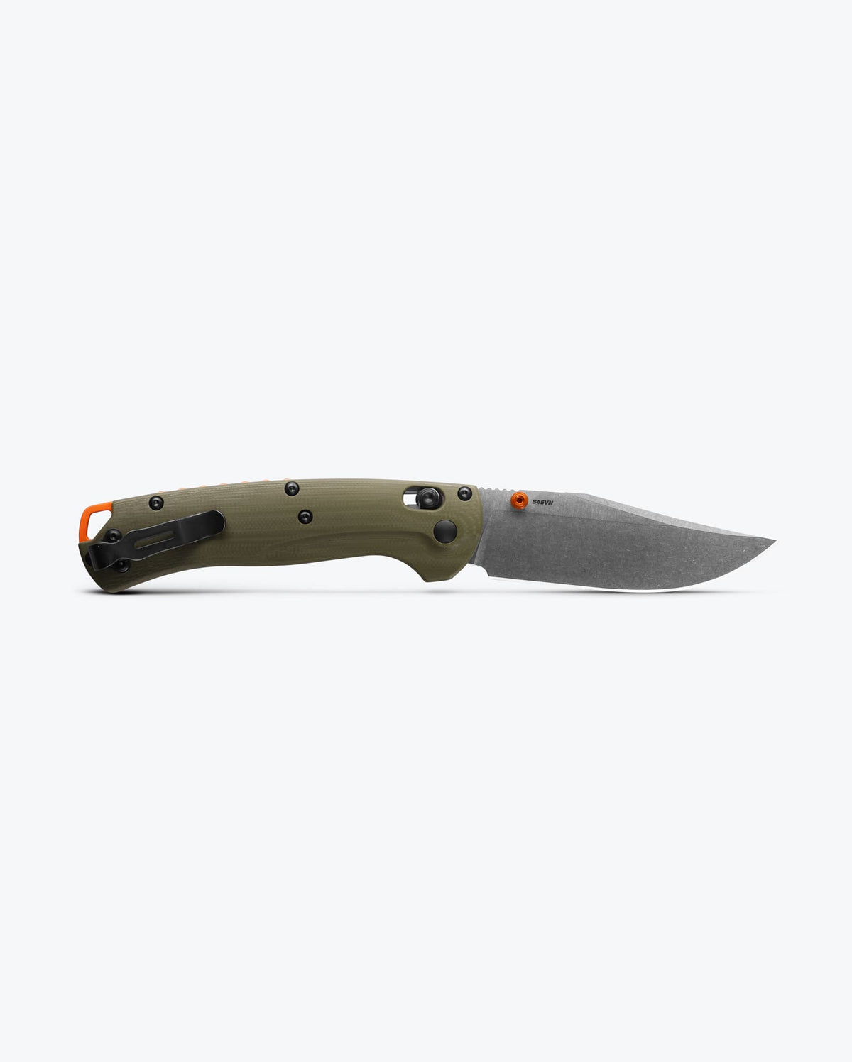 Benchmade Taggedout 15536 OD Green, open rear view