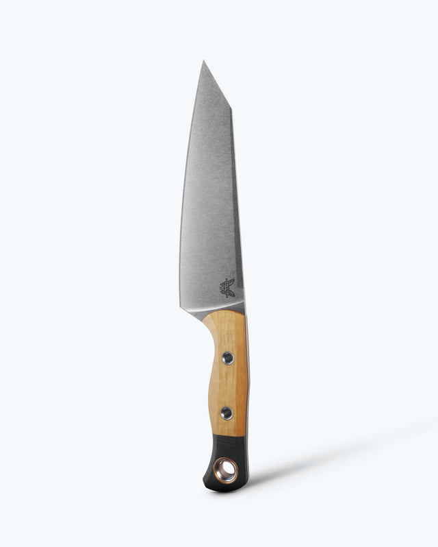 Benchmade Wildcoast Kitchen Knife with Maple Handle - Vertical View | Benchmade Knife Co.