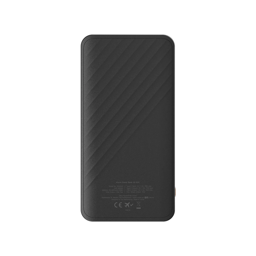 Xtorm Go2 power bank technical specifications and product dimensions