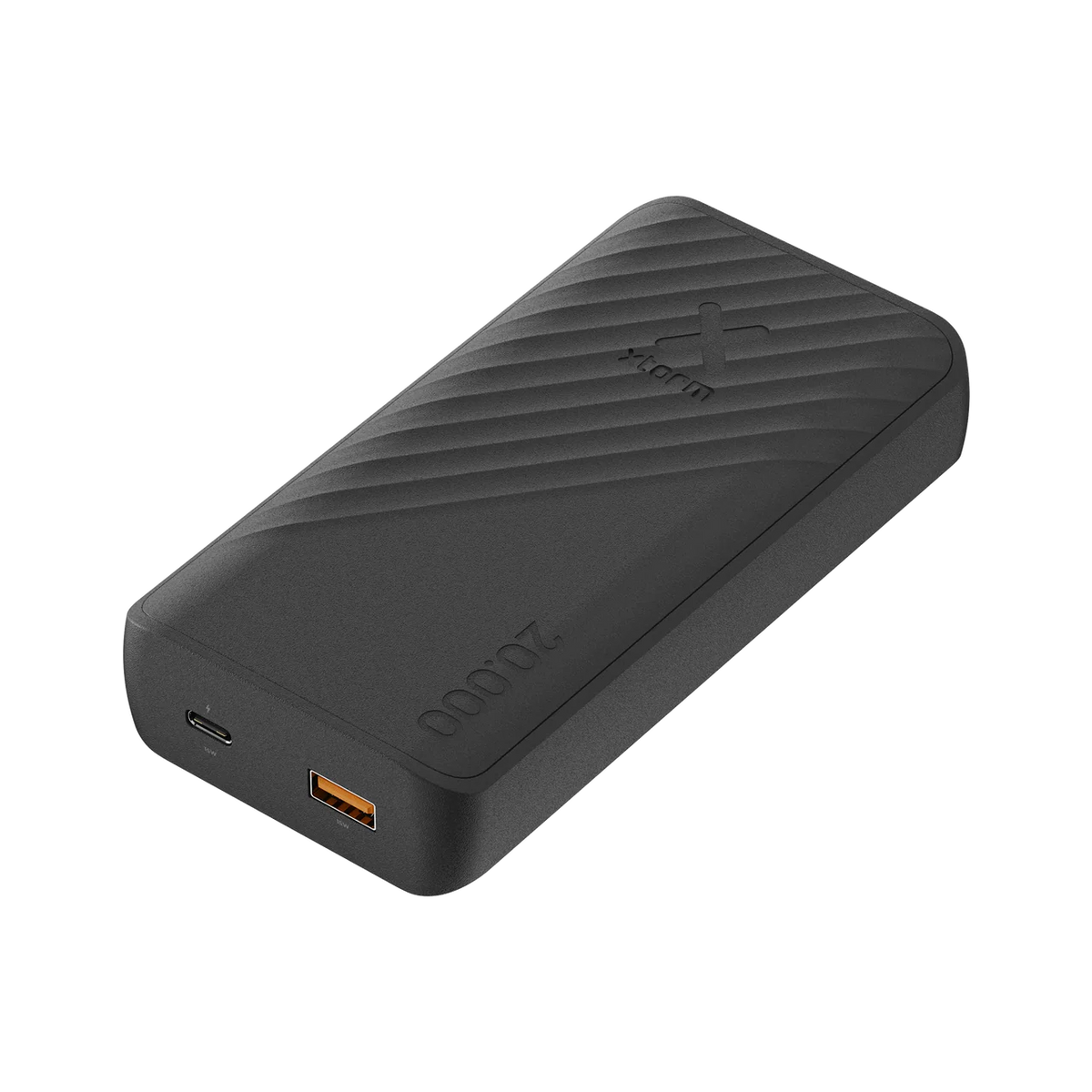 Xtorm Go2 power bank package contents including charging cable and user manual