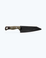 Black DLC Coated Wildcoast™ Chef Knife with OD Green G10 Handle - Full Profile | Benchmade Knife Co.