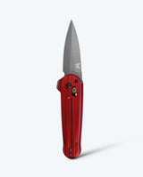Lowden™ Phoenix Red Aluminum Flipper Knife - Vertical Tip Up | Benchmade Knife Co.