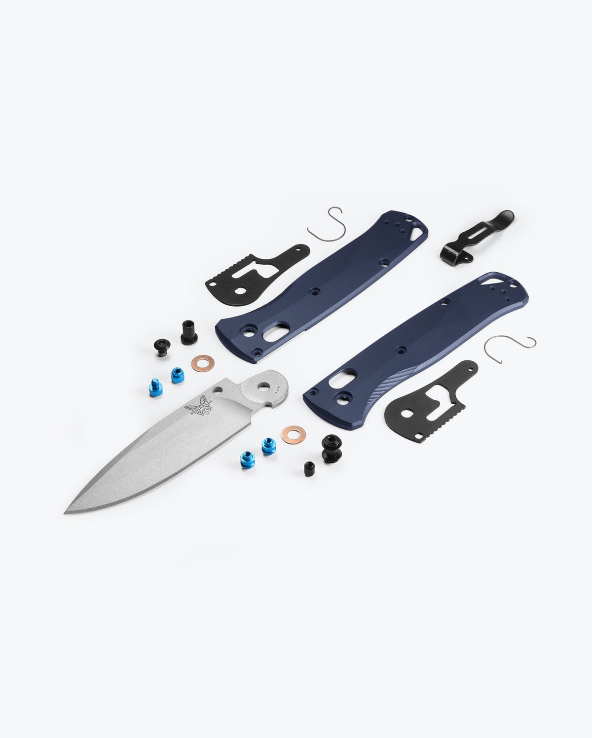 Bugout® Crater Blue Drop-point Exploded Parts View | Benchmade Knife Co.