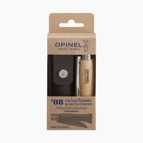 Opinel 8VRI S/S+Sheath Boxed 001089