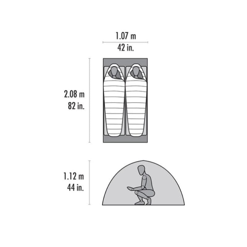 MSRMSR Advance Pro™ 2 Ultralight 2-Person, 4-Season TentOutdoor Action