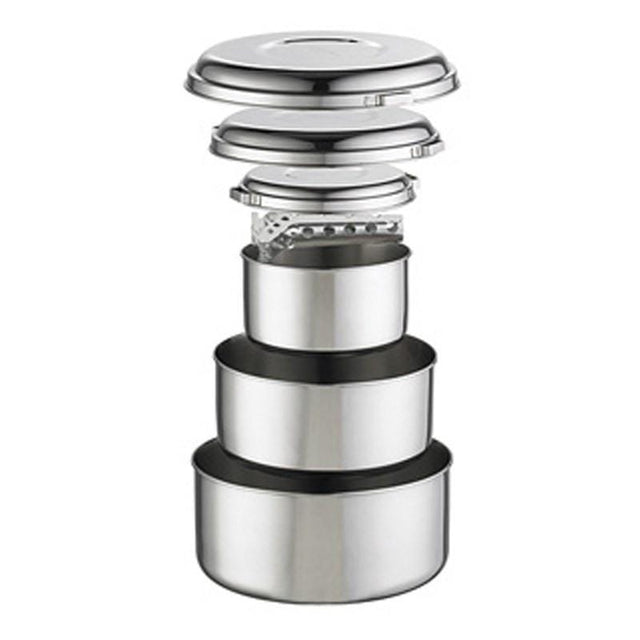 MSR Alpine™ 4 Pot Set Outdoor Action- Nesting Detail
