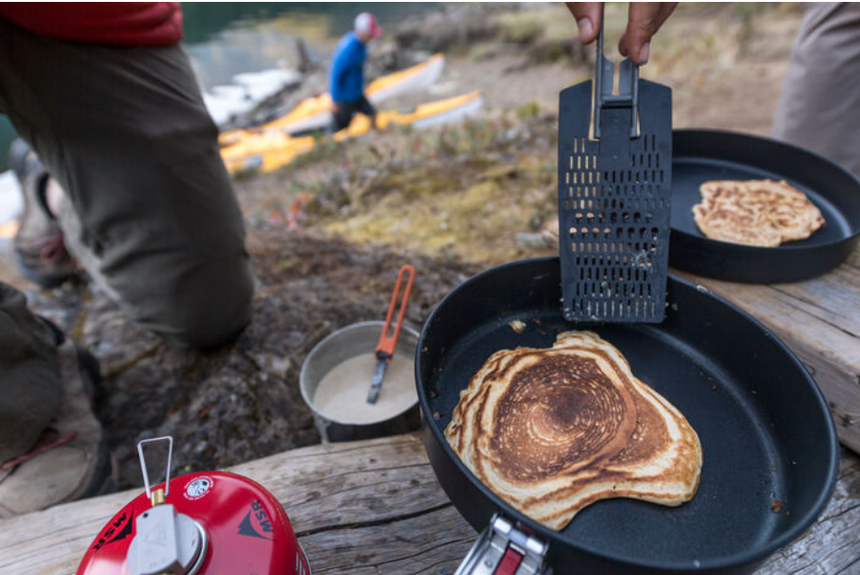 MSR Alpine Folding Utensils Outdoor Action-product in use