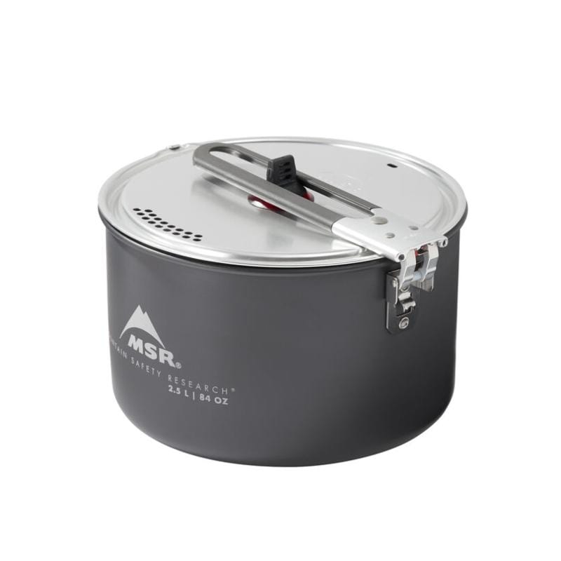 MSR Ceramic 2 Pot Set Outdoor Action- foldable handle