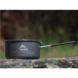 MSR Ceramic Solo Pot Outdoor Action- product in use