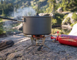 MSR Whisperlite International Stove Outdoor Action- product in use