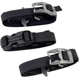 Mountain Equipment Hammerhead Ski Strap (x4) in Black - Buckle Detail