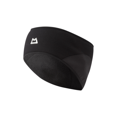 Mountain Equipment Powerstretch Headband in Black - Side Product Shot