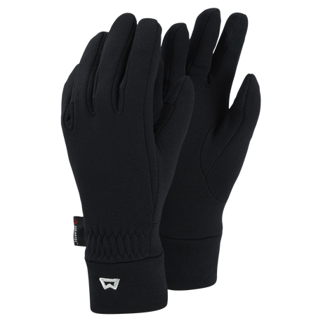 Mountain Equipment Touch Screen Women's Gloves in Black - Front Product Shot