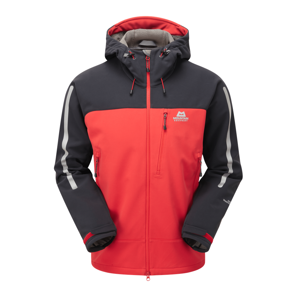 Mountain Equipment Vulcan MRT Men's Jacket in Imperial Red/Black - Front