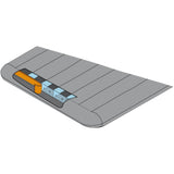 Mountain Equipment Aerostat Synthetic 7.0 Sleeping Mat (R4.0) Ombre Blue- End Baffle