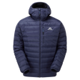 Mountain Equipment Frostline Men's Down Jacket Outdoor Action Medieval Blue- Front