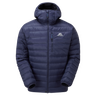 Mountain Equipment Frostline Men's Down Jacket Outdoor Action Medieval Blue- Front