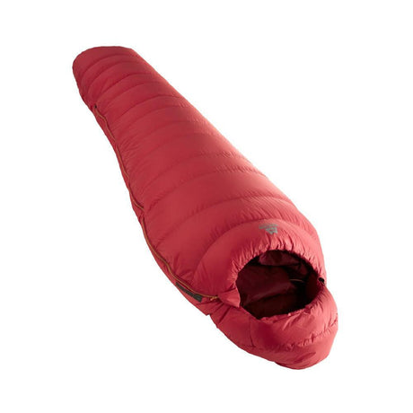 Mountain Equipment Glacier 300 Sleeping Bag 2023 Outdoor Action Imperial Red- Slanted Full Length