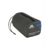 Mountain Equipment Groundup Rectangular Sleeping Bag Liner Denim Blue- Stuff Sack