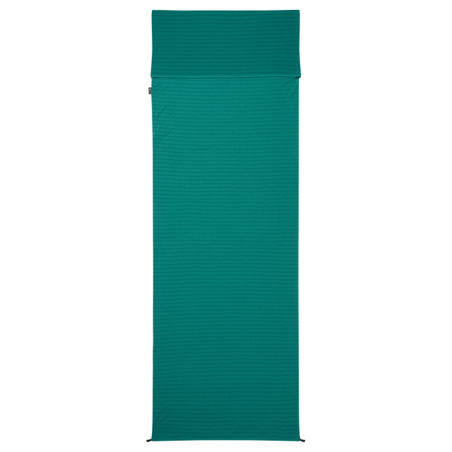 Mountain Equipment Groundup Rectangular Sleeping Bag Liner Spruce Stripe- Product Preview