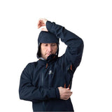 Mountain Equipment Odyssey Waterproof Jacket Outdoor Action Medieval Blue- Pit zip